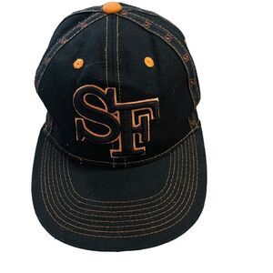 Loga‎ San Francisco Giants Fitted Hat Adult Small Contrast Stitch Embroidered